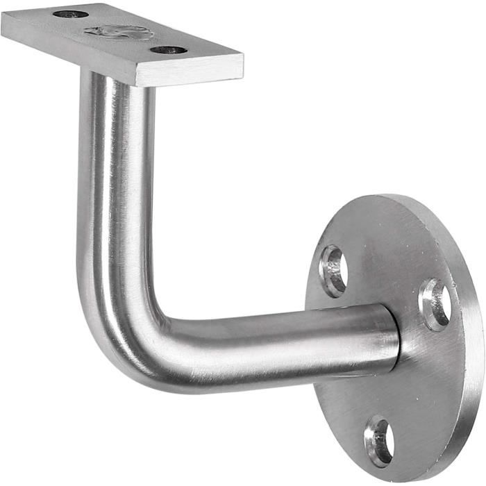 Justech 4pcs Support de Main Courante d'Escalier en Acier Inoxydable ...