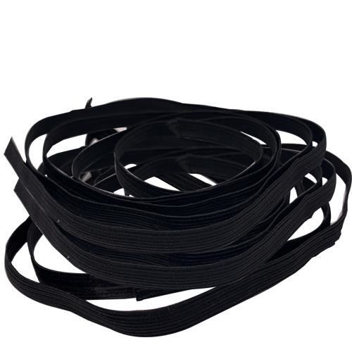 Élastique Noir 4 Mm En Caoutchouc Pour Masques Et Couture - 5 Mètres, Neuf, Idéal Pour Artisanat