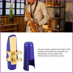 Ensemble Saxophone Ténor 5 En 1 - Embouchure, Capuchon, Roseau, Ligature, Pads - Accessoire Musique