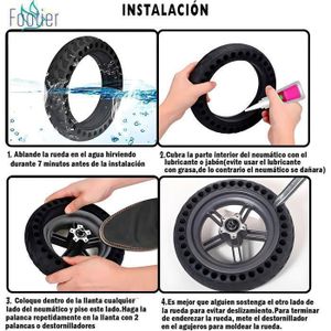 Roue increvable souple pour brouette ou diable (3