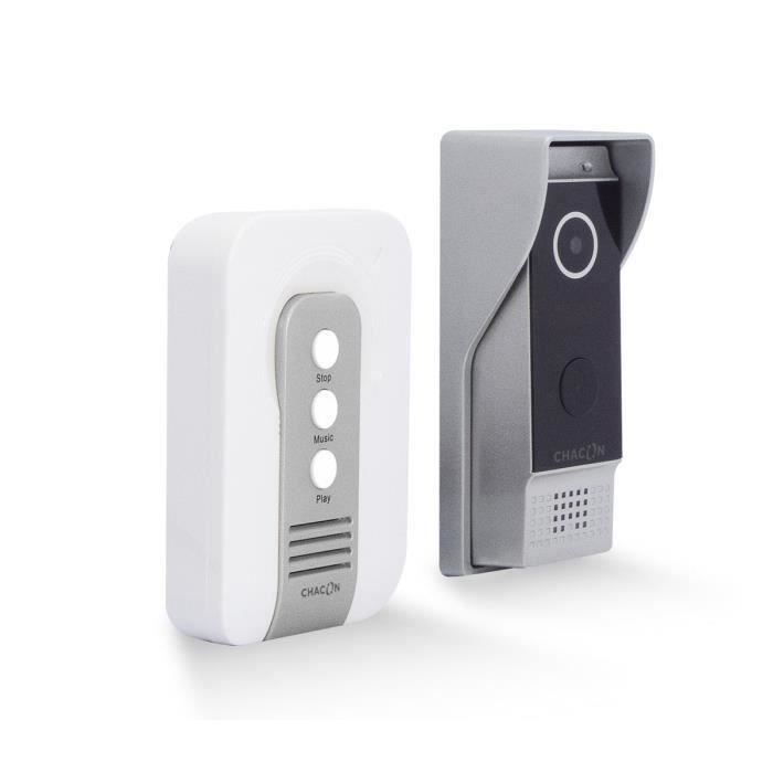 CHACON Visiophone IP avec carillon filaire connecté