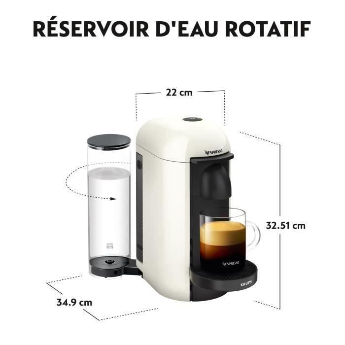 Nespresso Krups VERTUO Next XN910N Cafetière à dosette, machine à