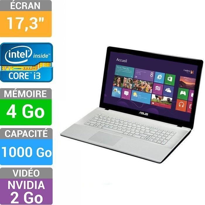 PC Portable ASUS X75VC 17 Pouces SSD HDD Intel Core Nvidia Occasion