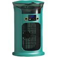 Refroidisseur d'air - Mini climatiseur - Ventilateur sans pales - Silencieux - Éclairage LED - Pour bureau et chambre - Jaune