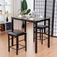 Ensemble table de cuisine haute et chaise