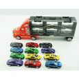 Les jouets pour enfants petit camion avec la voiture 12 en alliage-0