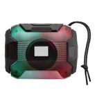 Enceinte Bluetooth Portable Sans fil, APERIL Caisson de basse 10W, Haut-Parleur Bluetooth RGB, LED colorée,Compact,USB,Radio