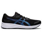 Chaussures de running - ASICS - Patriot 12 - Noir/bleu - Homme - Usage régulier - Drop 10 mm