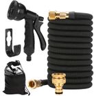 PIMPIMSKY Tuyau Arrosage Extensible 30m 100ft, Tuyau d'Arrosage avec Support et Pistolet Arrosage 8 Fonctions Tuyau Arrosage Retractable.