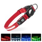 Collier de Sécurité - SIKSOG - Lumineux Rechargeable - Etanche - Taille Réglable - Rouge