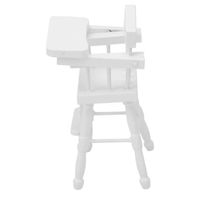 Atyhao Mini meubles Meubles de Maison de Poupée Modèle de Mini Chaise 1:12 Chaises de Salle à Manger de Bébé Décor
