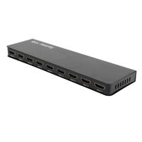 Duokon Séparateur haute définition 100-240V F118 8 Ports 1 In 8 Out Répartiteur HDMI 2.0 Audio Vidéo 1080P Distributeur(Prise EU