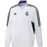 Veste de survêtement adidas Originals REAL MADRID PRESENTATION - Blanc - Football - Manches longues - Adulte