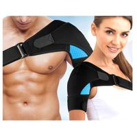 Support d'épaule, Bandage épaule Réglable, pour Tendinite, épaule Dislocation, Prévention et ,  L'épaule Gauche et Droite (Bleu)