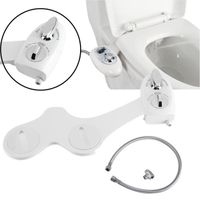 VGEBY® Siège de toilette bidet réglable Jet d'eau douce Jet d'eau non-électrique Bidet mécanique pour salle de bains  HB010 HB034 Re