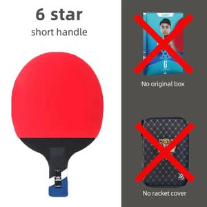 RAQUETTE TENNIS DE T. Loki-Raquette de tennis de table série E,raquette de ping-pong professionnelle,lame en carbone,haute élasticité- 6 star CS[A]