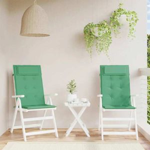 Coussin De Chaise Universel Violino Fasciato - 76x43x3cm - 100% Coton - Fabriqué En Italie - Vert