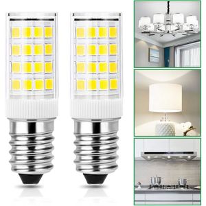 Flaspar Ampoule LED E14 Pour Hotte Aspirante, 3W équivalent Halogène 40W, Blanc Chaud 2700K 410LM Petite Vis Edison AC 220-240V Pour Hotte Aspirante Et Frigo, Non-Dimmable, Lot De 2