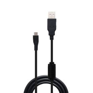 CÂBLE JEUX VIDEO Noir-OIVO Câble de charge micro USB pour Playstation 4-PS4 Slim-PS4 Pro, 2 m, 78Federation