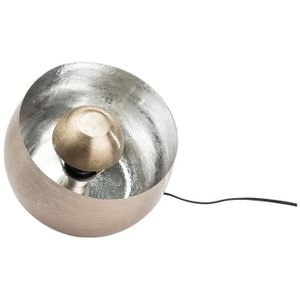 LAMPE A POSER Lampe à poser en métal argenté Samuel 28 cm Argent