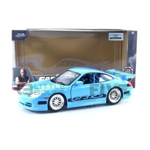 Porsche 911 GT3 Rs Bleu Fast & Furious Maquette de Voiture 1:24 Jada Toys