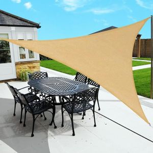 Voile d ombrage triangulaire 3x3x4 25 - Cdiscount
