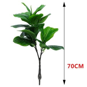 FLEUR ARTIFICIELLE E-70CM - Grande Plante Artificielle Verte, Fausse 