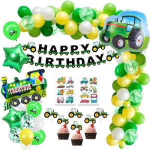 BALLON DÉCORATIF  Decoration Anniversaire Garcon Tracteur,MMTX Ballo