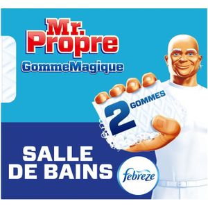 Mr Propre Gomme Magique Ultra Power Éponge, 2 Unites, Elimine Les Traces et  Taches Tenaces