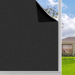 JSCARLIFE Film autocollant en vinyle perforé blanc pour fenêtre, autocollant  en maille, pour l'intimité, vision unidirectionnelle pour fenêtre, bureau,  porte en verre (45 cm x 137 cm) : : Cuisine et Maison