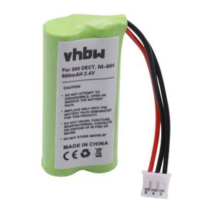 Batterie téléphone vhbw Batterie compatible avec Philips DECT 215 Tri