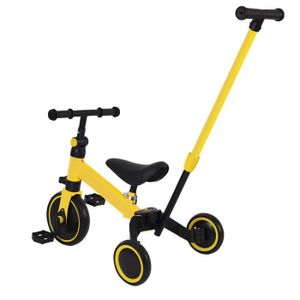 Tricycle Willonin® Tricycle à 3 roues avec barre de poussée