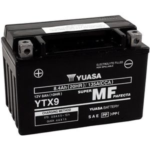 BATTERIE VÉHICULE Batterie YTX9 SLA AGM - Sans Entretien - Prête à l