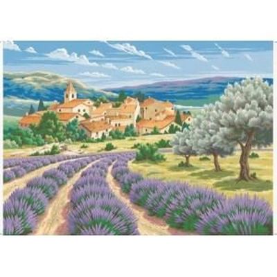 Peinture numero adulte - Soleil de Provence - Peinture numéro