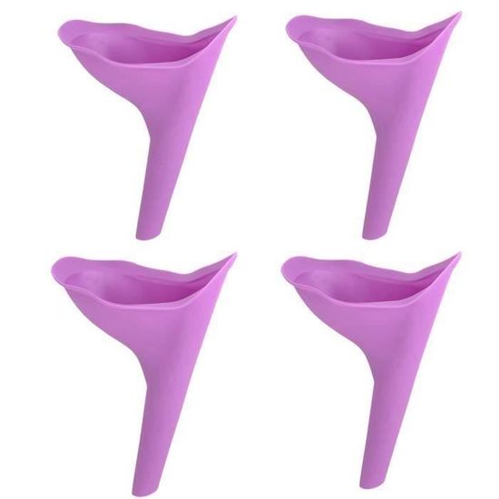 Urinoir Portable Femme - Lot De 10 Entonnoirs Pliables En Papier Pour Camping, Voyage, Randonnée