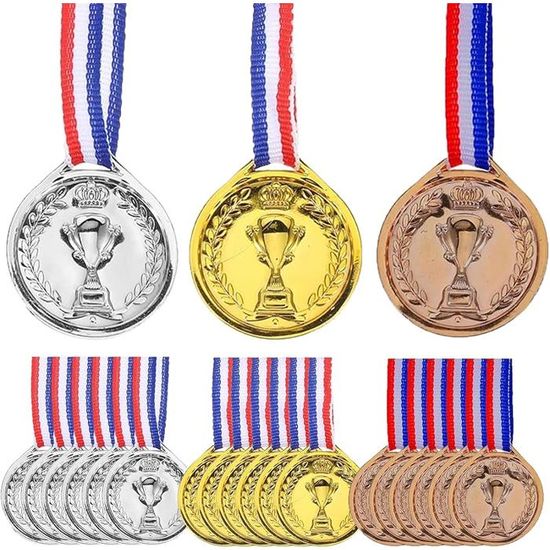 Lot De 12 Pièces Trophée Moto – Or – PDU 351-G – USA – NEUF