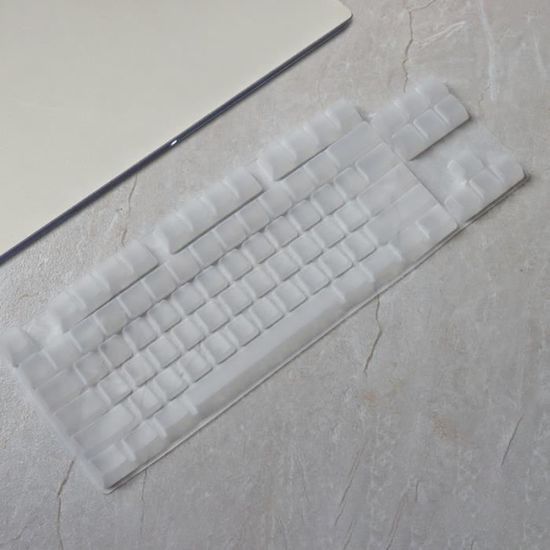 K835-Étanche à La Poussière Clair Couverture De Clavier En Silicone