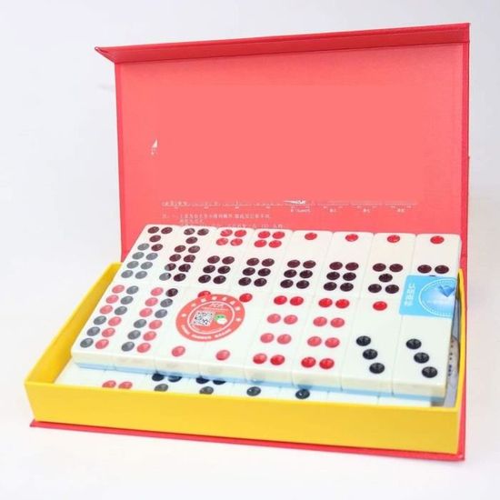 Jeu De Cartes Mahjong Chinois 2024 – 144 Cartes, Design Guochao, Boîte Fer – Voyage Et Soirées