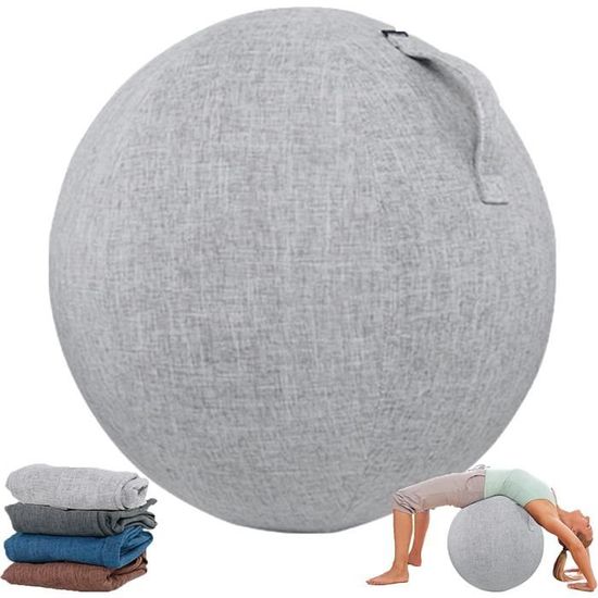 Housse En Lin Pour Ballon De Pilates – Protection Anti-poussière, Anti-rayures – Poignée De Transport – Sans Le Ballon