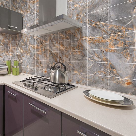 STICKGOO Arabesque Carreaux Uraux Autocollants Pour Dosseret De