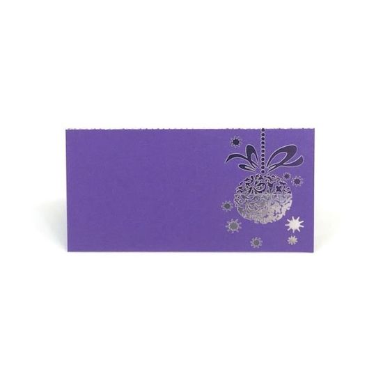 Marque Place table de fête Violet motif boule noel - Cdiscount Maison