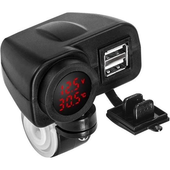 Chargeur USB Double Lampa 38827 Trek 2 - Résistant à L'eau, Fixation Vis/adhésif - 5400 MA, 12/24V - Voiture, Bateau