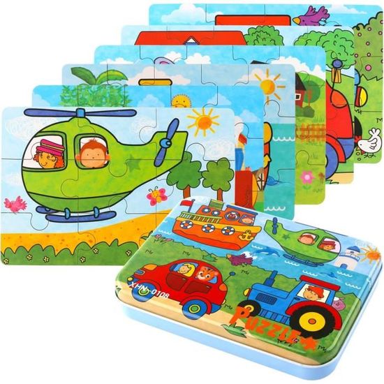 John Deere - Puzzle Géant De Sol Pour Enfants 90 X 60 Cm, 36 Pièces, Jeu Éducatif En Famille Pour Garçons Et Filles De 3 Ans Et Plus