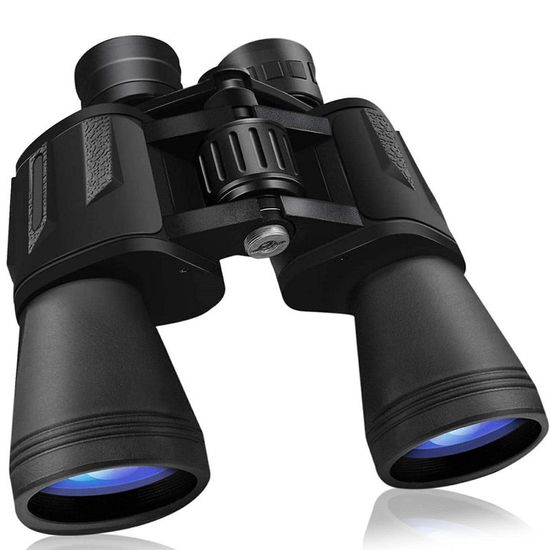Télescope Jumelles Portables 20 X 50 Haute Puissance BAK-4 Optique Faible Luminosité Vision Nocturne Tourisme Extérieur Chasse Jumelles (couleur