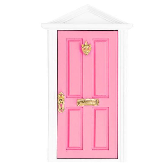 Milisten Mobilier Miniature 1:12 - Porte En Bois Miniature Extérieure Avec Fenêtre 28 Panneaux - Accessoire Maison De Poupée Non Fini