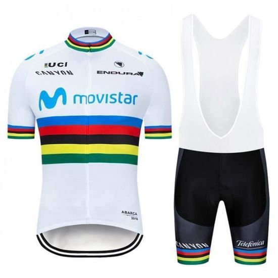 Maillot Cyclisme Homme Manches Courtes WOSAWE - Respirant, Séchage Rapide, 3 Poches Arrière, Bandes Réfléchissantes
