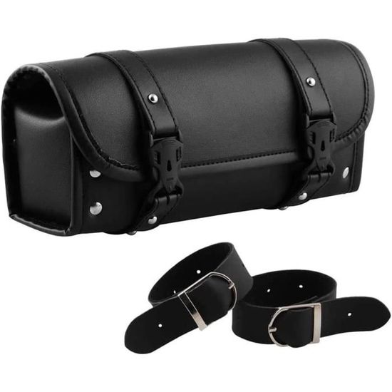 Sacoches De Selle En Cuir Pour Moto - Style Vintage, Pose Facile, Idéal Pour Sportster & Dyna