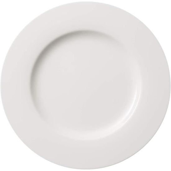 Assiette à Pain Carrée Villeroy & Boch - 16x16 Cm, Porcelaine Premium Blanche - Lavable Lave-vaisselle, Empilable