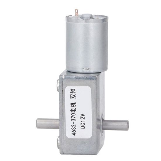 Moteur Réducteur CC 6V - 30 à 500 RPM - Vis M3 55mm - Engrenages Métal Pour Projets DIY Et Robotique