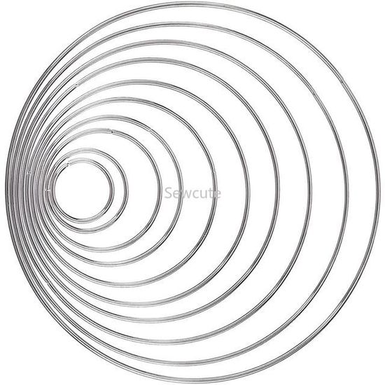 Cercle Nu En Métal Pour Attrape Rêves Suspension Et Abat-jour 15cm